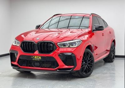 بي أم دبليو X6 2022 BMW X6M Competition, 3/2027 BMW Warranty and Service Pack, BMW Service History, GCC