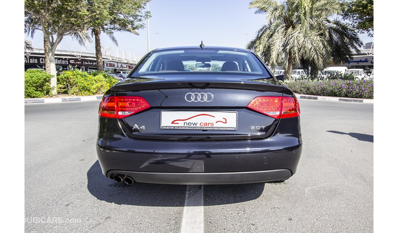 Audi A4 AUDI A4 - 2012 - GCC - ZERO DOWN PAYMENT - 1290 AED/MONTHLY - 1 YEAR WARRANTY
