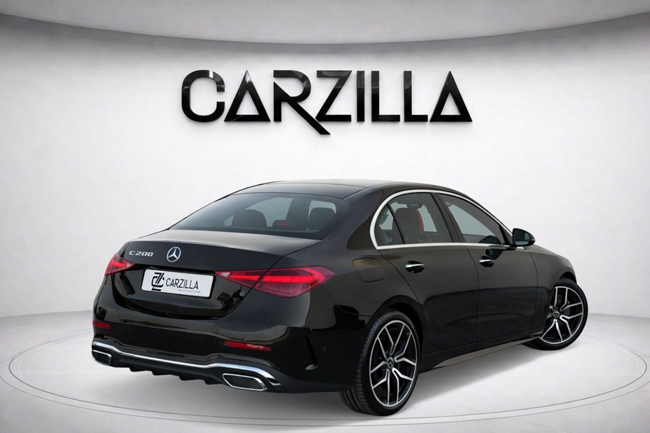 Mercedes-Benz C 200 Premium 2.0L AED 3,035 P.M l 0% Down Payment l Premium AMG Line l Gargash Warranty t