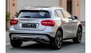 مرسيدس بنز GLA 250 4Matic 2015 GCC under Warranty with Zero Down-Payment.