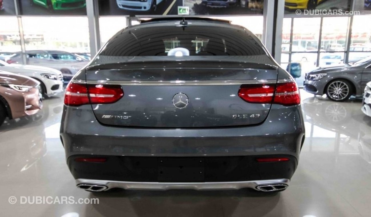 مرسيدس بنز GLE 43 AMG 2018 Enhanced V6 biturbo 385 hp with 2 Yrs or 60000 km Warranty