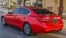 Infiniti Q50 3.0L Turbo V6 2019 Agency Warranty Full Service History GCC Full Option