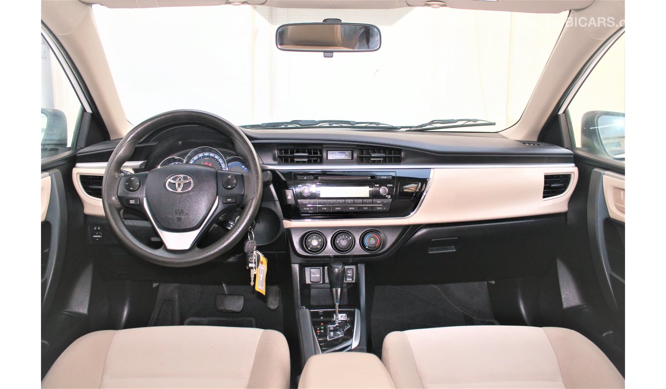 Toyota Corolla 1.6L SE 2016 GCC SPECS DEALER WARRANTY