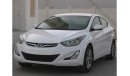 Hyundai Elantra HYUNDAI ELANTRA 2016 WHITE GCC 1.6 EXCELLENT CONDITION WITHOUT ACCIDENT