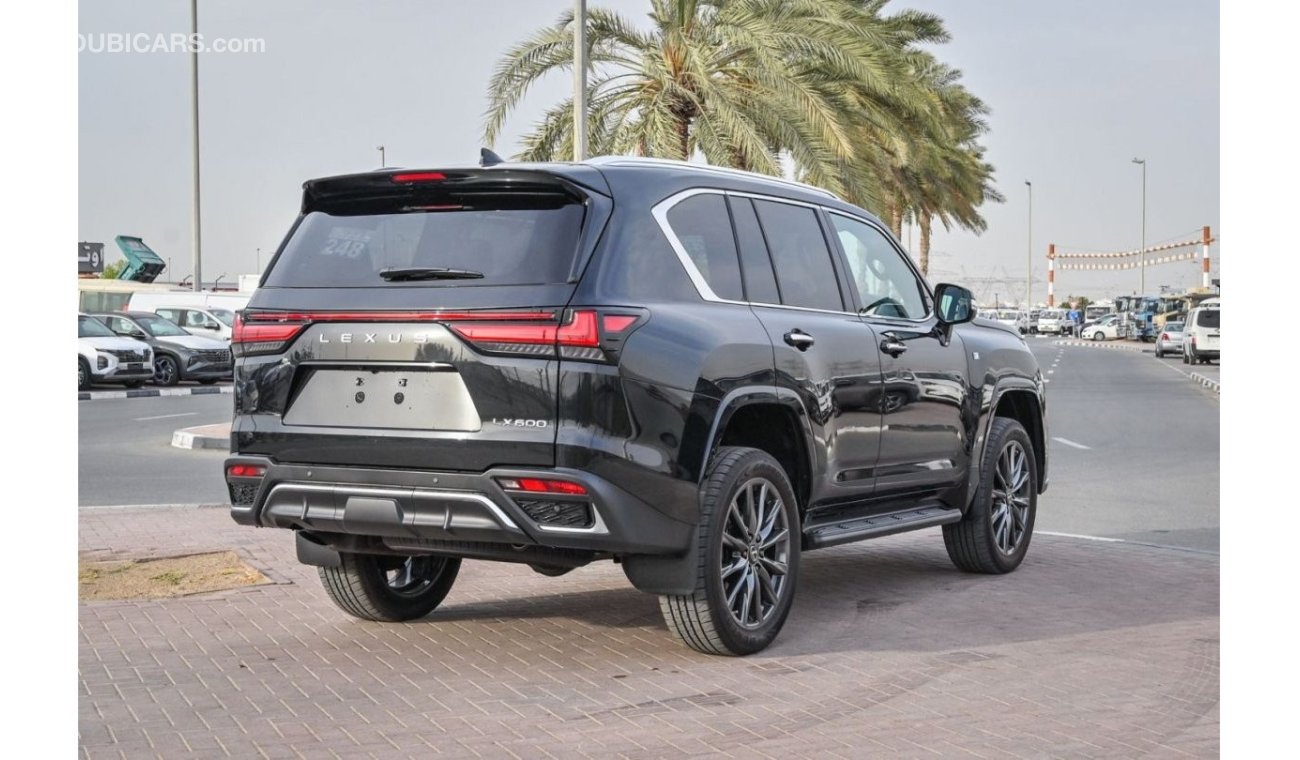 لكزس LX 600 2023 Lexus LX 600 F Sport | Brand New - 0km | Black with Black Interior | RHD | Mark Levinson | Top