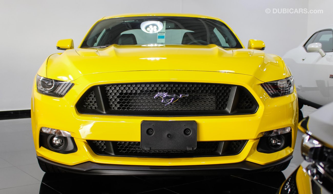 Ford Mustang GT Premium+, 5.0L V8, GCC Specs with 3Yrs or 100K km Warranty and 60K km Free Service at AL TAYER