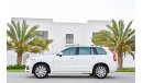 Volvo XC90 Exceptional Condition | AED 2,135 Per Month | 0% DP | Full Agency History