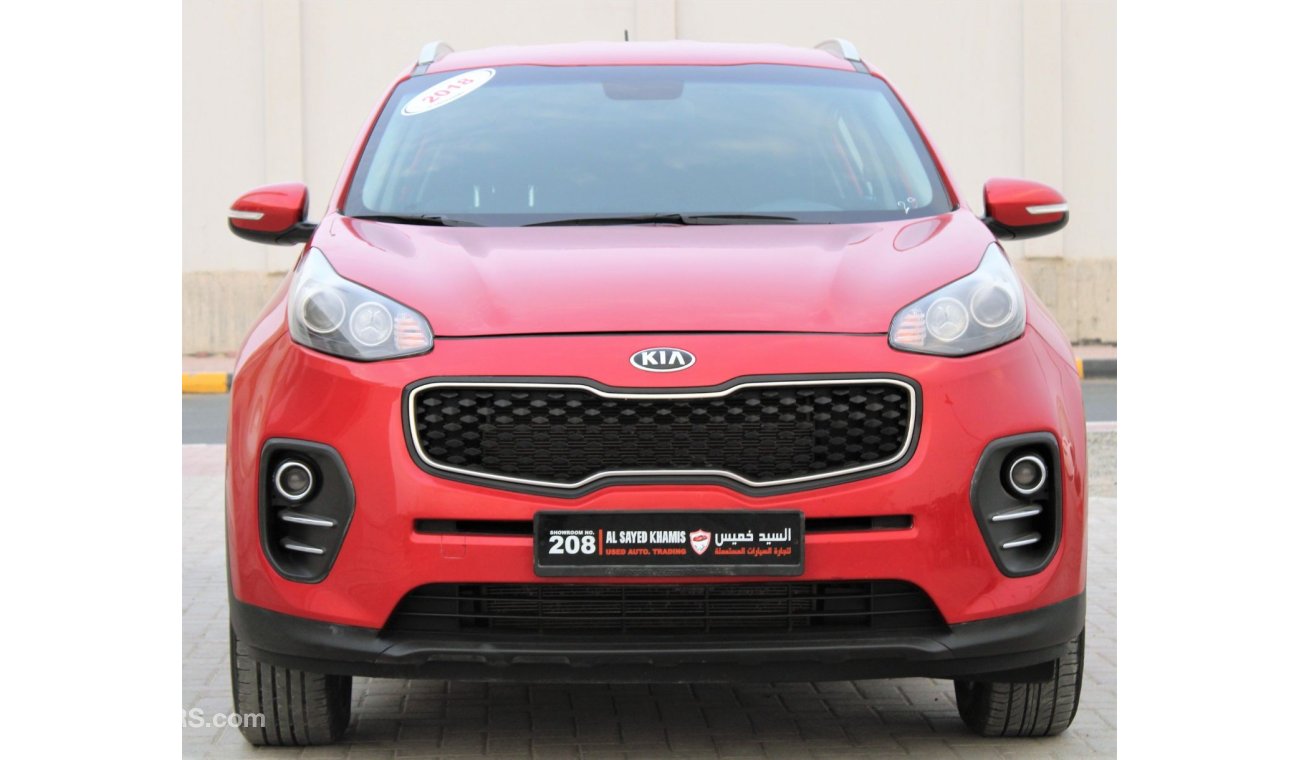 Kia Sportage Kia Sportage 2018 GCC 1600cc, in excellent condition, without paint, without accidents, very clean f