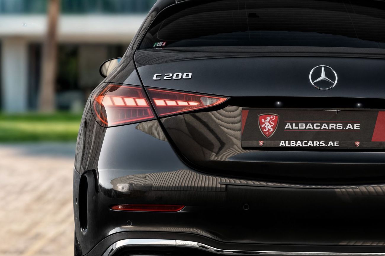 مرسيدس بنز C 200 C200 Premium Plus | 4,211 P.M | 0% Downpayment | Agency Warranty!