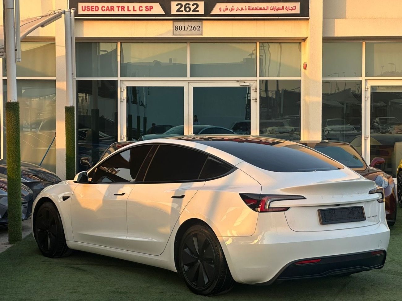 Tesla Model 3 Long Range (AWD) ‏TESLA MODEL 3 LONG RANGE GCC 2024 ‏Service history (under warranty) ‏Original pain