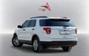 Ford Explorer FWD 3.5L V6 A/T | 2016 | GCC SPECS | WHITE EXTERIOR | AED 870 per month