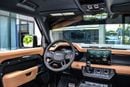 Land Rover Defender 90 P525 Fully Loaded with head up Display 2key interior carbon fiber trims completely covered by mat PPf Wit
