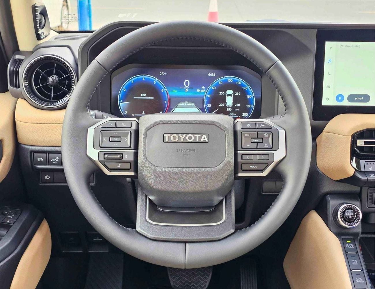 تويوتا برادو LUXURY TURBO/ 2.4L V4 PETROL/ 360* WITH HEADUP DISPLAY/ RADAR/ PANORAMIC (CODE # PPLX1)
