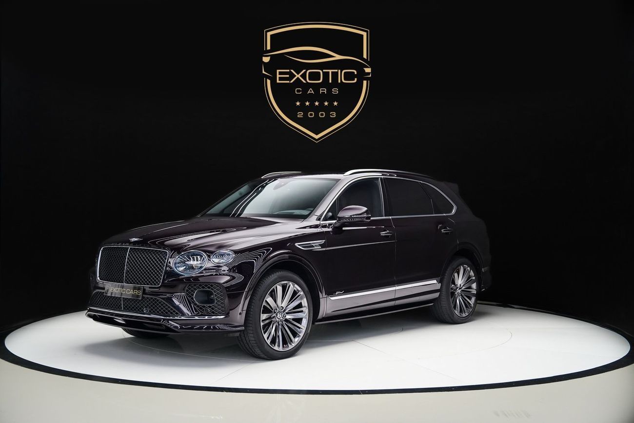 Bentley Bentayga Bentley Bentayga Speed W12