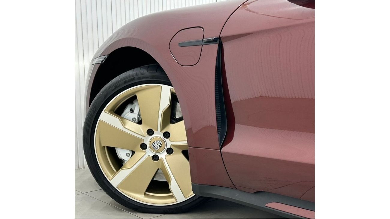 بورش تايكان 2021 Porsche Taycan Turbo, Jan 2027 Porsche Warranty, 2028 Battery Warranty, GCC