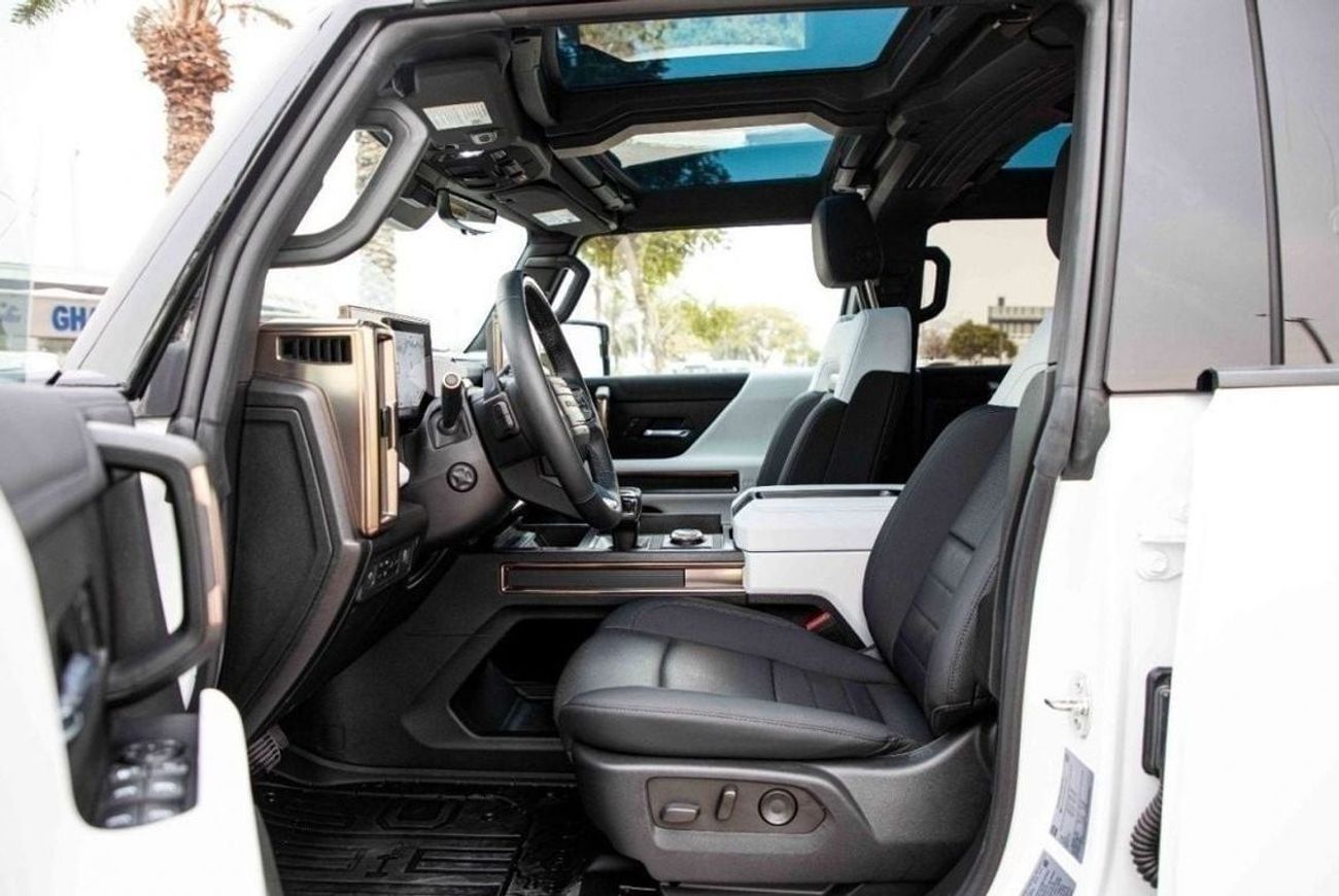جي أم سي همر EV 2022 GMC Hummer EV Pick Up Edition1 - White inside black & white | Export Only