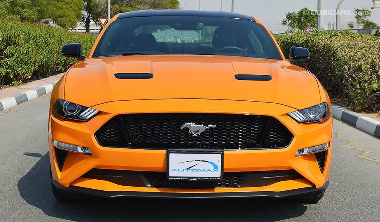 Ford Mustang GT Premium 2018, 5.0 V8 GCC, 0km with 3Yrs or 100K km WRNTY + 60K km Service at Al Tayer