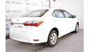 Toyota Corolla AED 938 PM | 0% DP | 1.6L SE GCC  WARRANTY