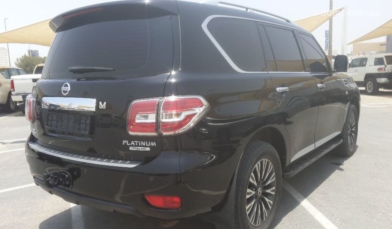 Nissan Patrol بلاتينيوم فل ابشن صبغة وكاله بحاله ممتاذه