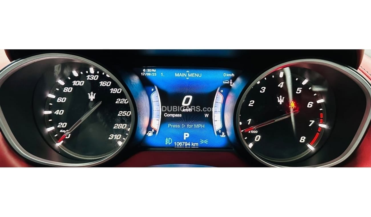 Maserati Levante Std GCC .. FSH .. Top Range .. Perfect Condition .. V6 .. FSH .