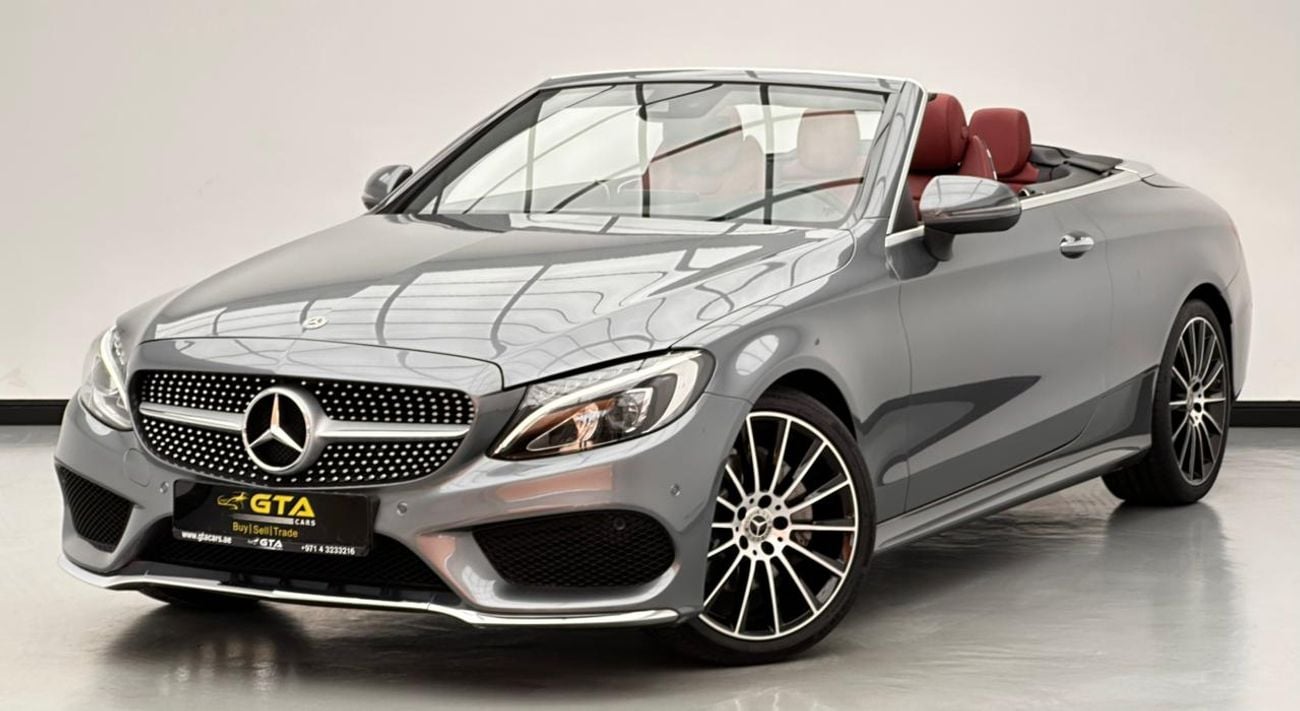 مرسيدس بنز C 200 كوبيه 2018 Mercedes-Benz C200 Cabriolet, 1 Year Unlimited KM Warranty, Full Service History, GCC