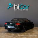 Bentley Continental GTC AED 19,166 P.M • 0% Downpayment • Bentley Continental GTC  • 1 Year Warranty