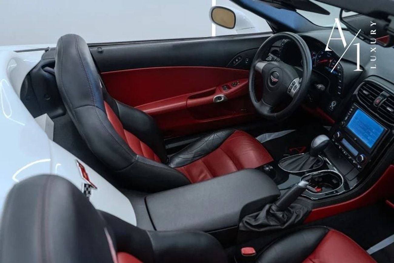 شيفروليه كورفت C6 6.2L V8 2009 Chevrolet Corvette C6, Full Corvette Service History, Very Low Kms, Manual Transmiss