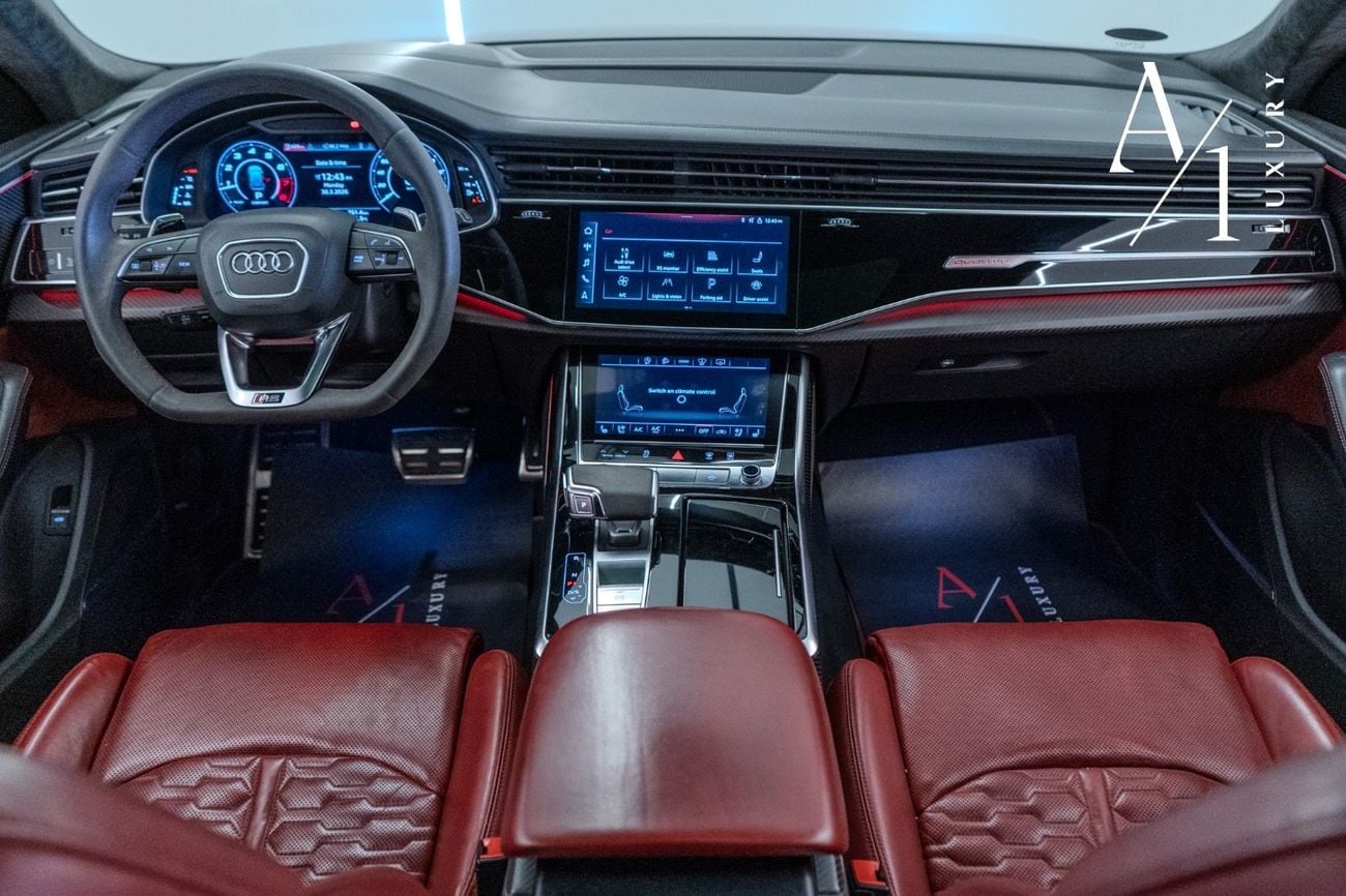 أودي RSQ8 2022 Audi RS Q8 Quattro, With Al Naboodah Warranty, Fully Loaded, GCC Spec