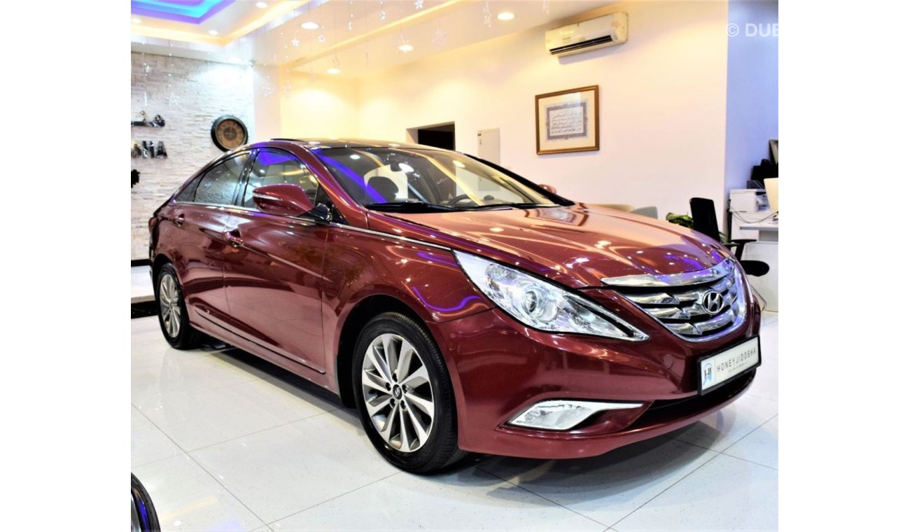 Hyundai Sonata 2014 Model!! in Red Color! GCC Specs