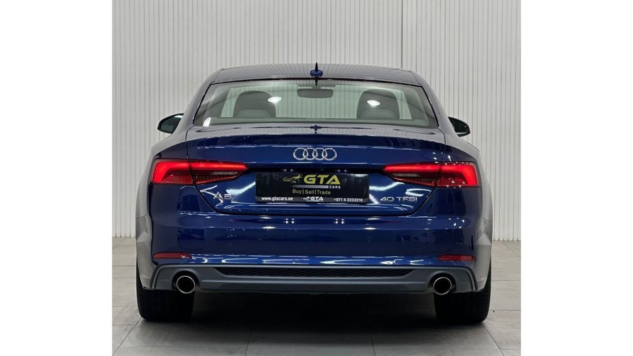 أودي A5 40 TFSI ديزاين ستايل و تيكنولوجي سيليكشين S-لاين 2017 Audi A5 40TFSI S-Line, August 2025 AAA Warrant