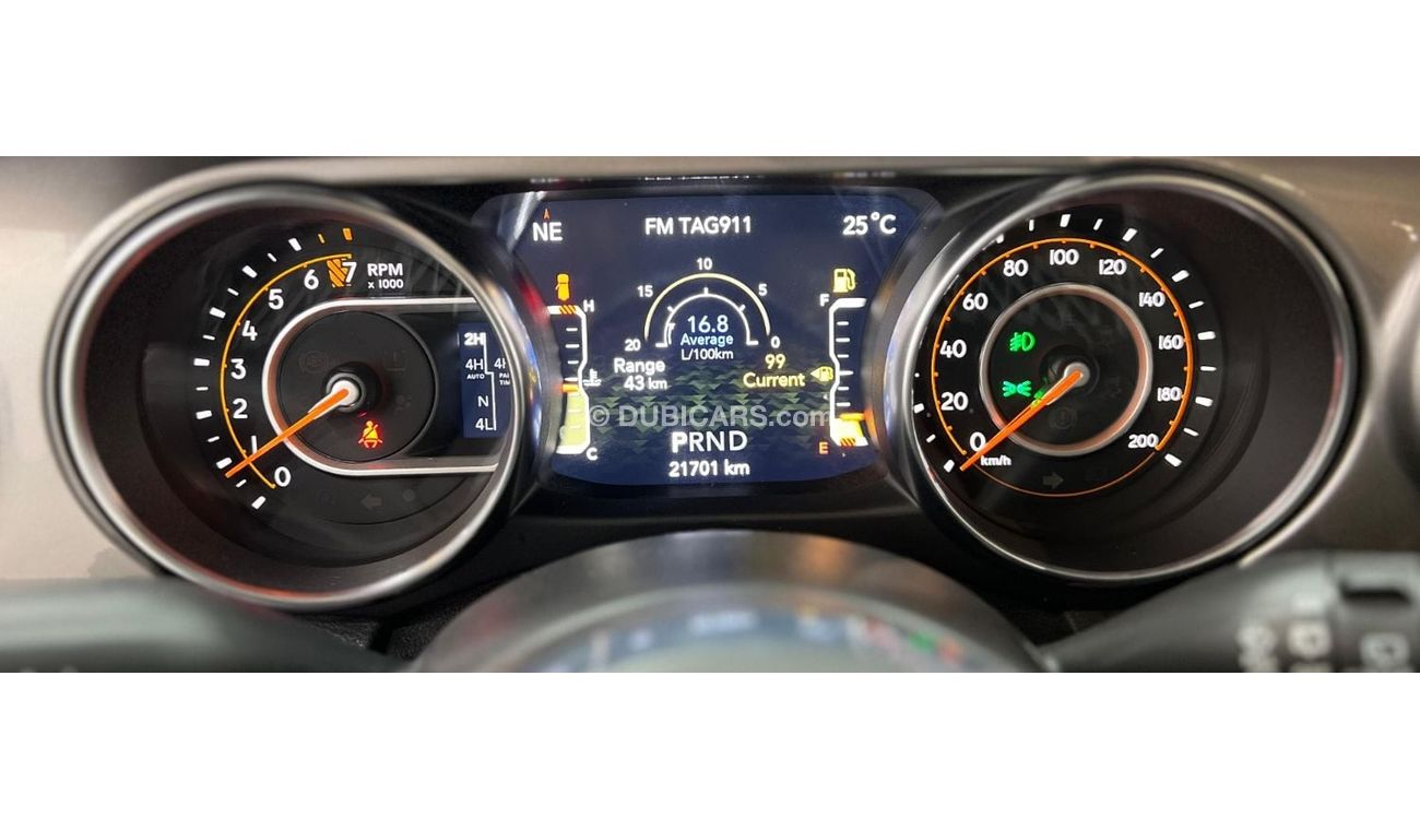 جيب رانجلر 2021 Jeep Wrangler Sahara, May 2026 Warranty, Full Service history, GCC