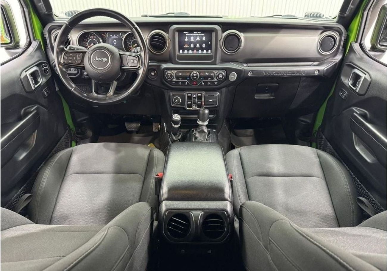 جيب واجونير 2019 Jeep Wrangler Sport, 1 Year Warranty +SP, Full Agency Service History, GCC