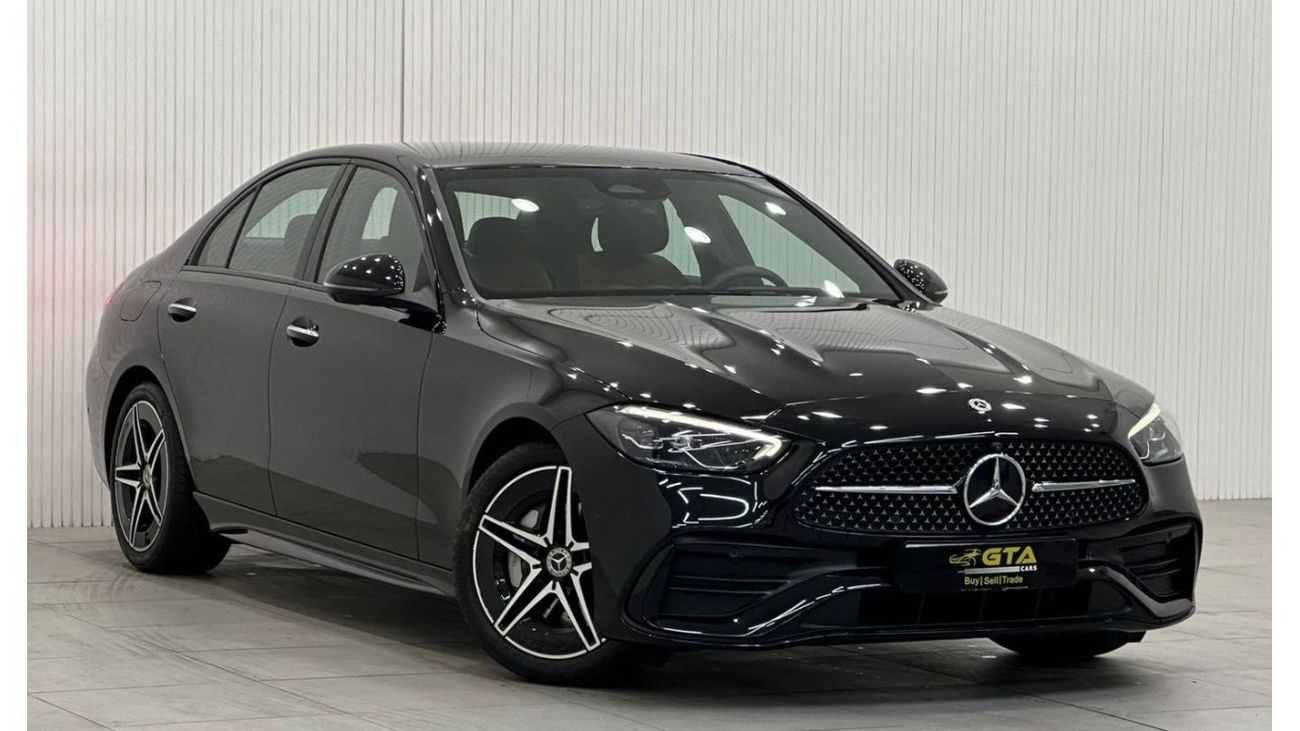 Mercedes-Benz C 200 2023 Mercedes-Benz C200 AMG Premium Plus, July 2028 Mercedes Warranty + Service Pack, GCC