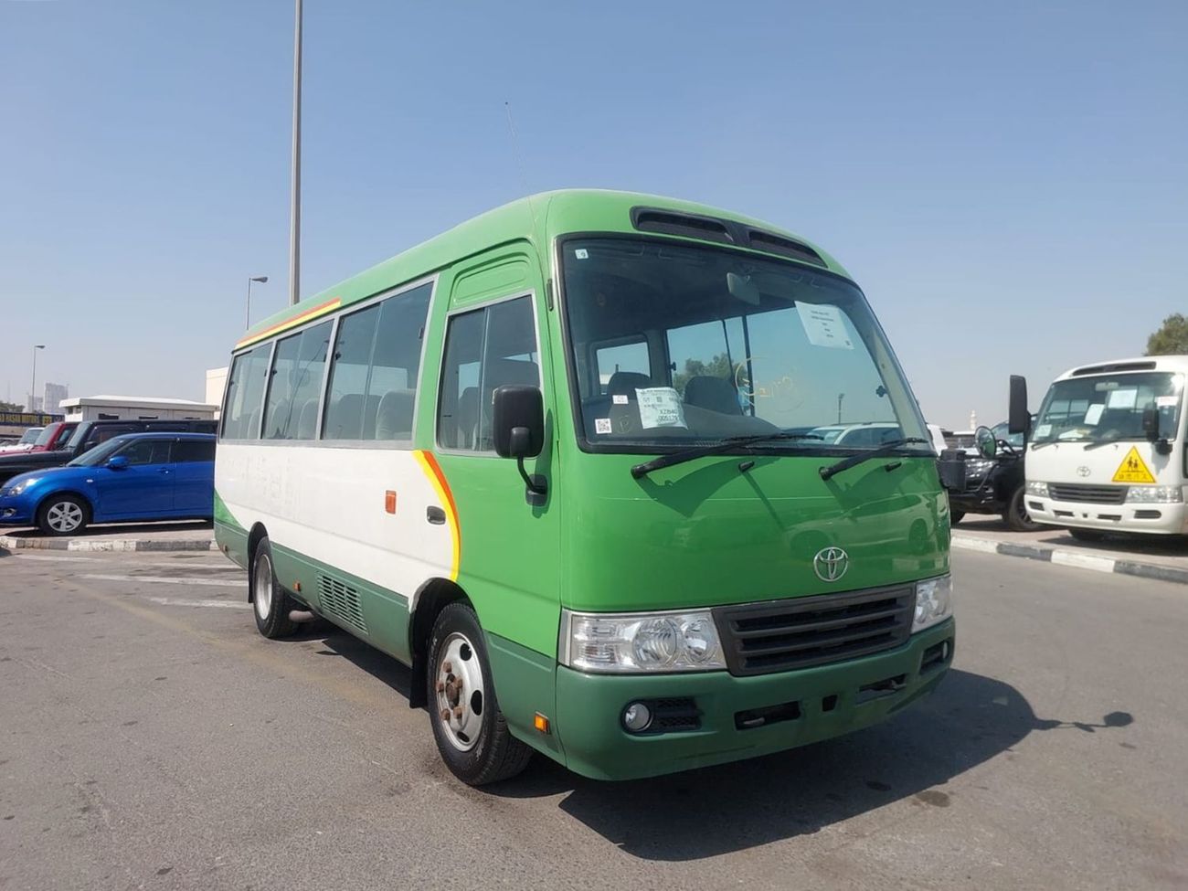 Toyota Coaster (RAMADAN OFFER) TOYOTA COASTER BUS RHD 2007 MODEL 4.0 L DIESEL MANUAL(PM51797)