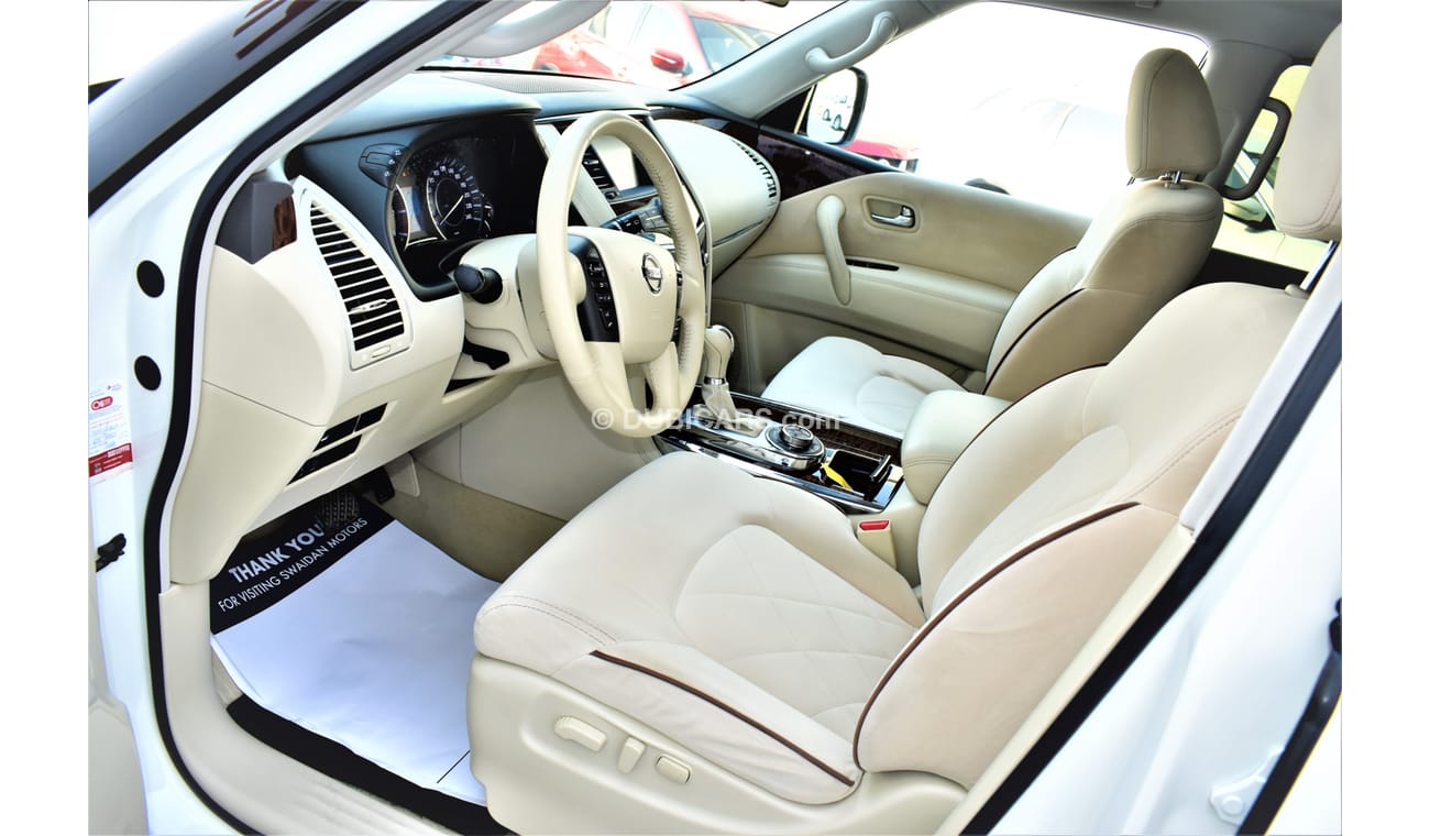 نيسان باترول 4.0L SE V6 4WD 2018 GCC SPECS WITH DEALER WARRANTY