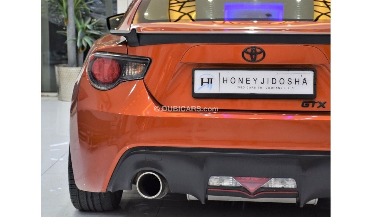 Toyota 86 GTX EXCELLENT DEAL for our Toyota 86 GTX ( 2014 Model ) in Orange Color GCC Specs