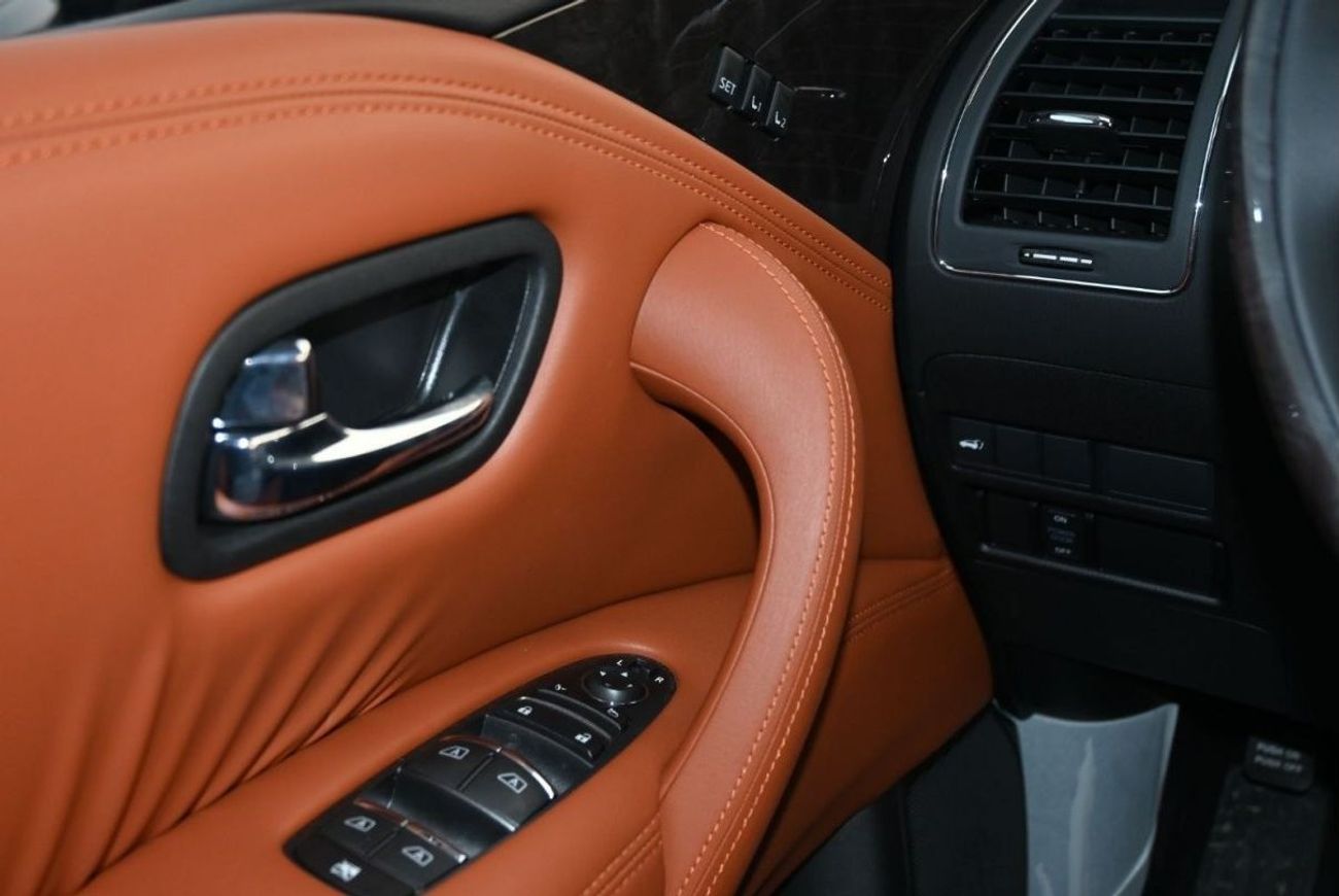 Nissan Patrol Nissan Patrol LE 5.7L V8 Petrol Model 2023 Color White , 360 Camera, Cruiser Control, Memory Driver