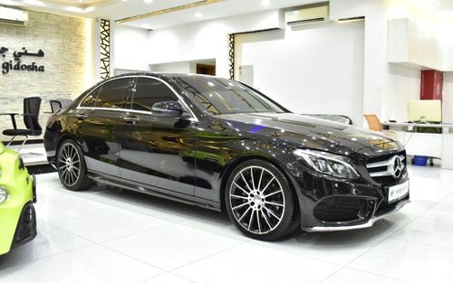 Mercedes-Benz C 200 EXCELLENT DEAL for our Mercedes Benz C200 ( 2016 Model ) in Black Color GCC Specs