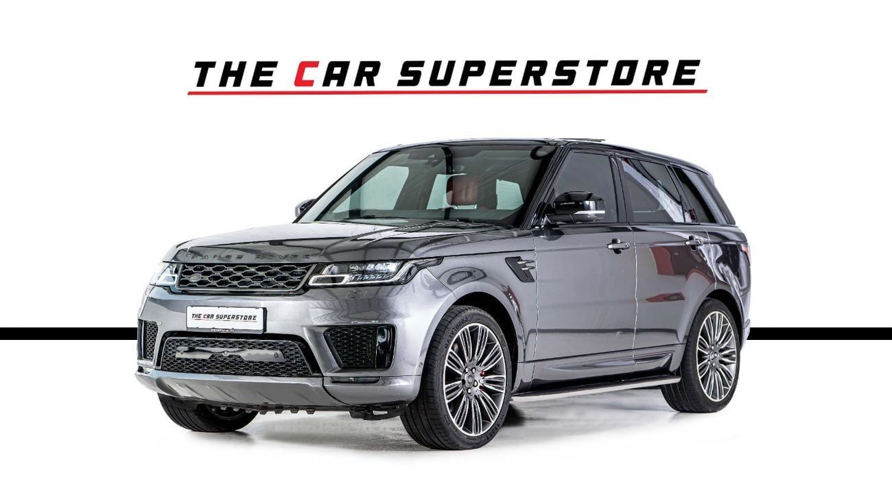 Land Rover Range Rover Sport GCC-22 Inch Rims-Black Contracting Roof-Red Interior