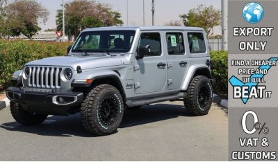 Jeep Wrangler Unlimited Sahara V6 3.6L 4X4 , 2023 GCC , 0Km , (ONLY FOR EXPORT)