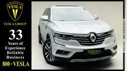 Renault Koleos GCC + FULL OPTION + 4WD + PANORAMIC + LEATHER + 2.5L / DEALER WARRANTY + FREE SERVICE / 1,229 DHS PM