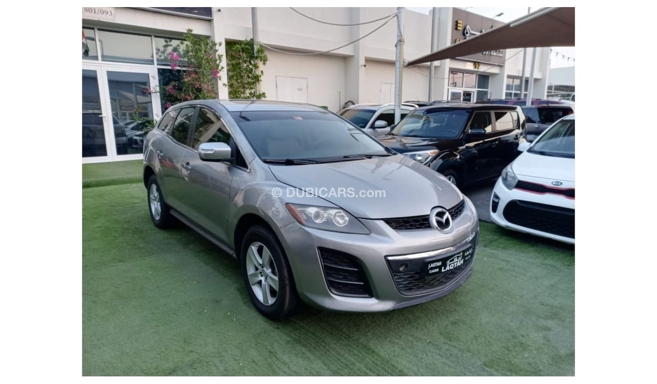 Mazda CX7 Mazda CX7, 2012 model, Gulf, gray color, one number, slot, cruise control, wooden wheels, rear spoil