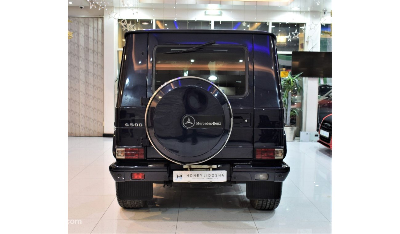 Mercedes-Benz G 500 EXCELLENT DEAL for our Mercedes Benz G500 ( 2002 Model! ) in Blue Color! GCC Specs