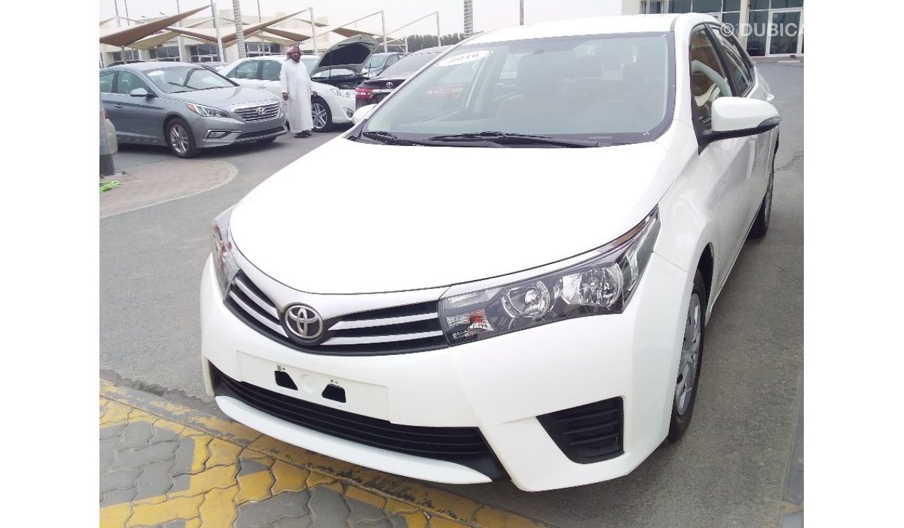 Toyota Corolla 1.6 2016 GCC