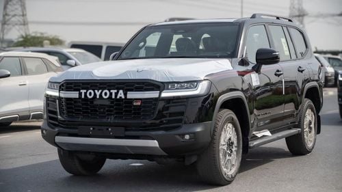 تويوتا لاند كروزر Toyota LC 3.5 GRS HI HEV(ATTI BLACK INSIDE GRS BLACK & DK.RED)25YM