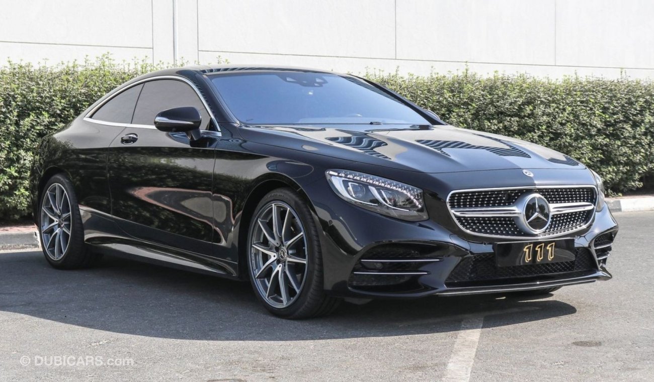 Mercedes-Benz S 560 Coupe / Warranty And Service Contract / GCC Specifications