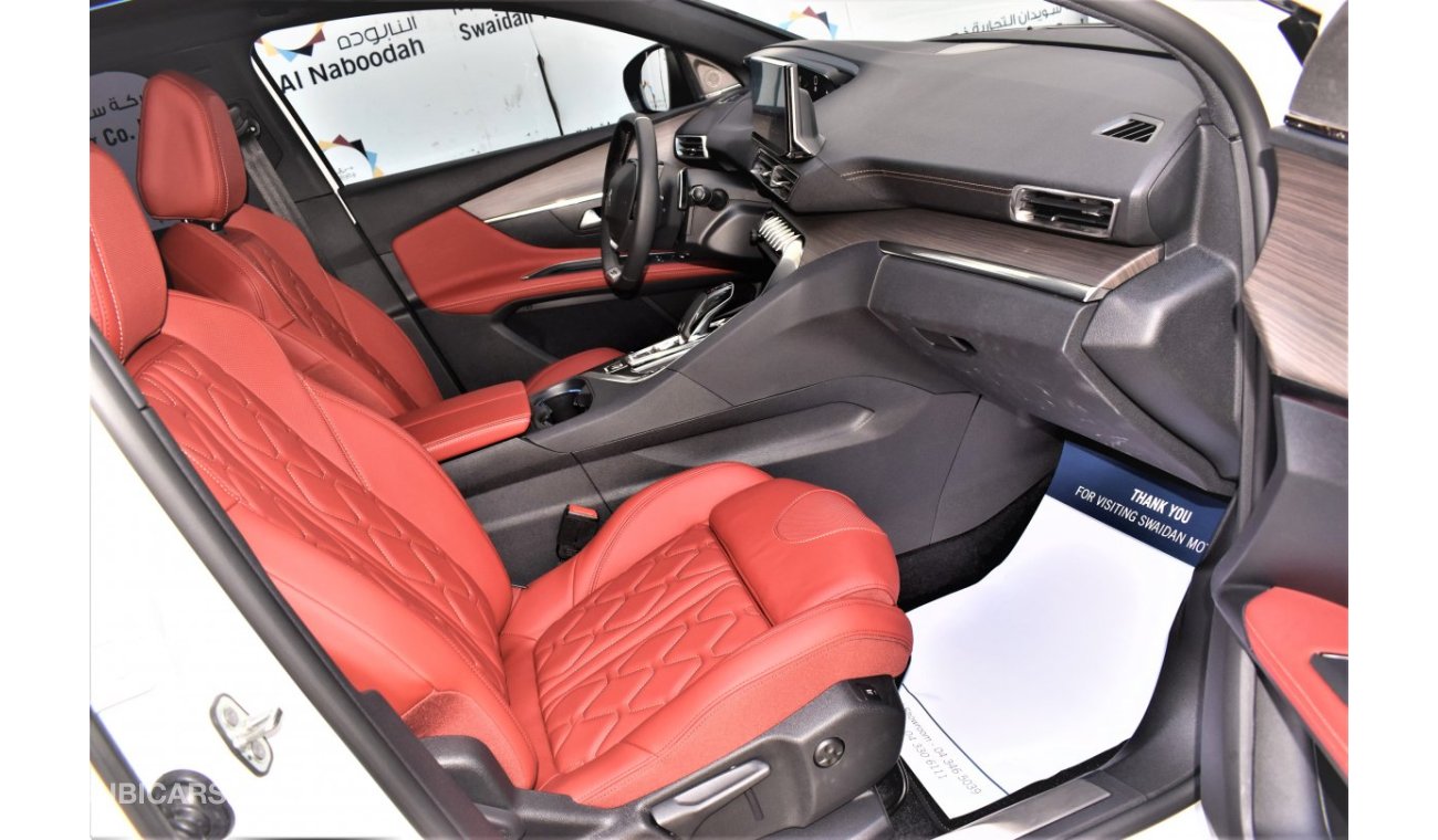 Peugeot 3008 AED 2663 PM | 1.6L GT TC 2023 GCC AGENCY WARRANTY UP TO 2027 OR 100000KM