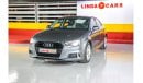 Audi A3 RESERVED ||| Audi A3 30TFSI 2017 GCC under Warranty & Agency Service Contract with Flexible Down-Pay