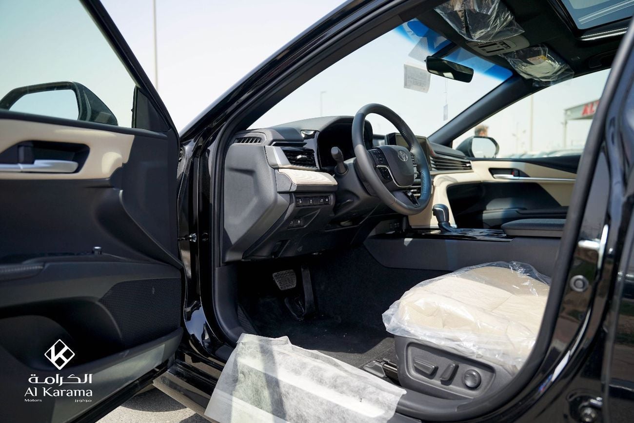 تويوتا كامري LE HEV 2.5L Hybrid | Panoramic Roof | Power Seat | Rear Camera | GCC Specs | Zero KM