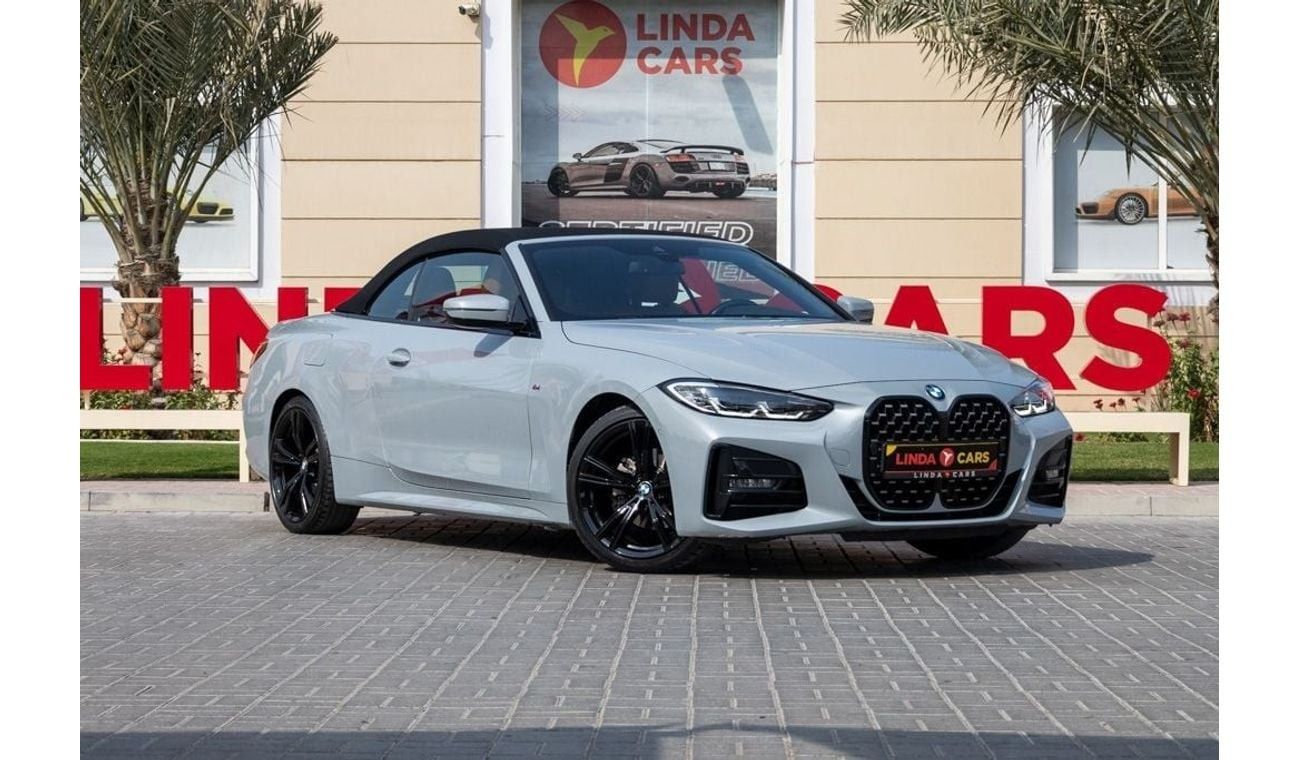 BMW 420i M Sport 2.0L BMW 420i M-Sport Convertible 2022 GCC under Agency Warranty and Service Contract with F
